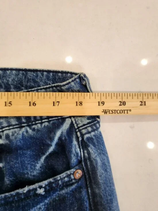 Lucky Brand 363 Cotton Linen Vintage Straight Denim Blue Jeans Men's Size 36x32 - Picture 11 of 15